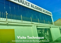Renault académie installe sa première borne électrique