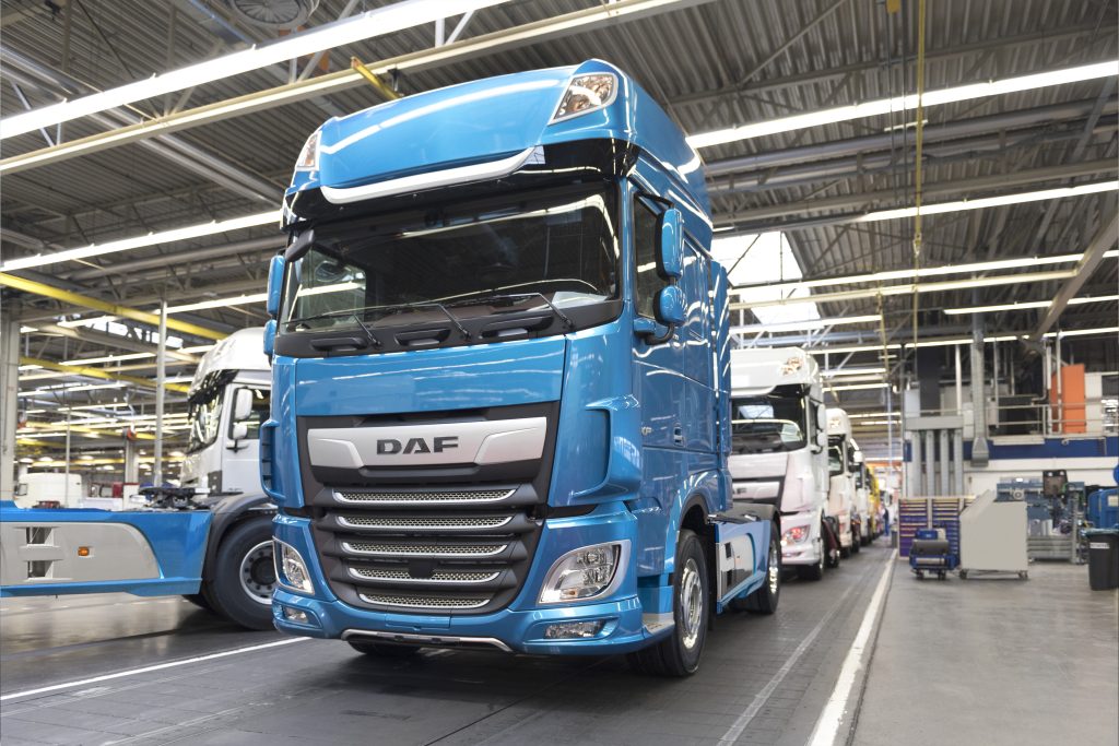 PL des plus de 16 t: Avec 19,8% de part de marché du tracteur DAF est devenu la deuxième marque en Europe. workhouse